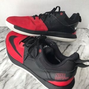 Nike Fly By Low II men’s sneaker shoes size 11.5 red and black